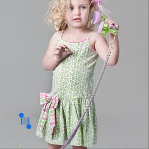 SARU NEW BOUTIQUE GIRLS DRESS TANK SUMMER CASUAL DRESSES GIRL TOP SKIRT SIZE 5